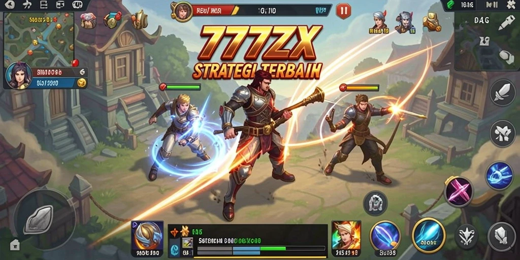 Tangkapan layar gameplay <strong>777ZX</strong> menunjukkan aksi strategi yang seru dan mendebarkan.