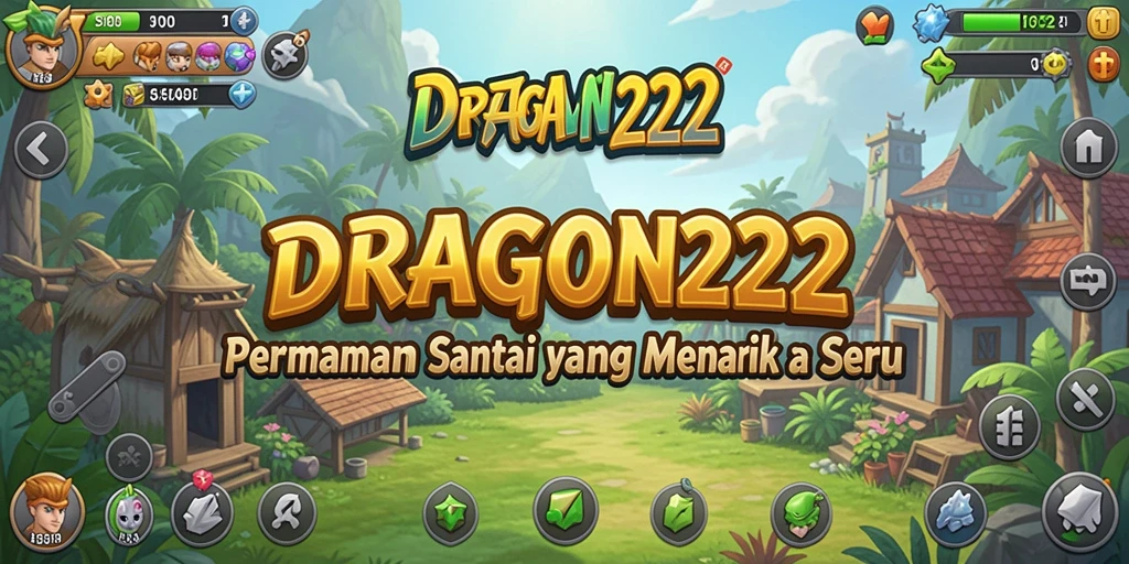 Screenshot menampilkan gameplay santai dan interaktif dari DRAGON222.