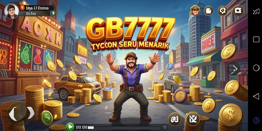 Tampilan gameplay GB777 yang menarik dengan banyak elemen bisnis.