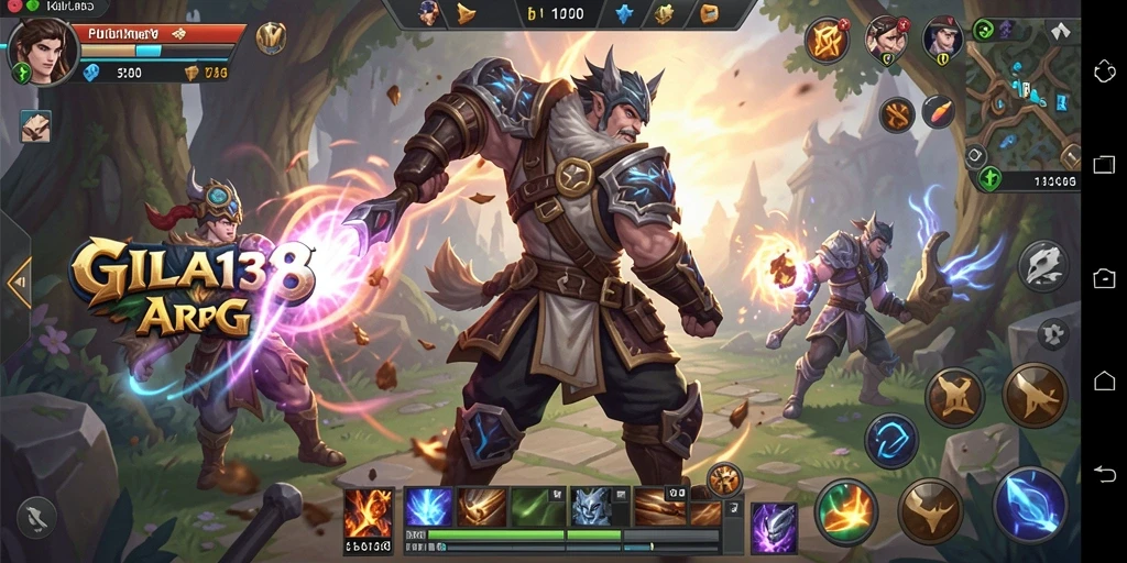 Tampilan gameplay menegangkan dalam <strong>GILA138</strong> dengan pertarungan seru.