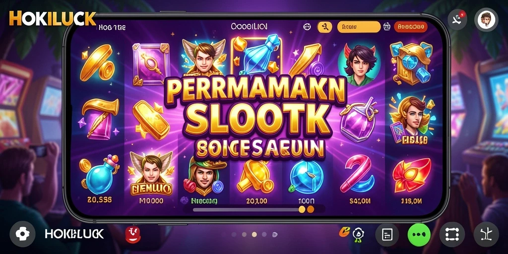 Tampilan penuh aksi dari layar permainan HOKILUCK yang mengasyikkan.