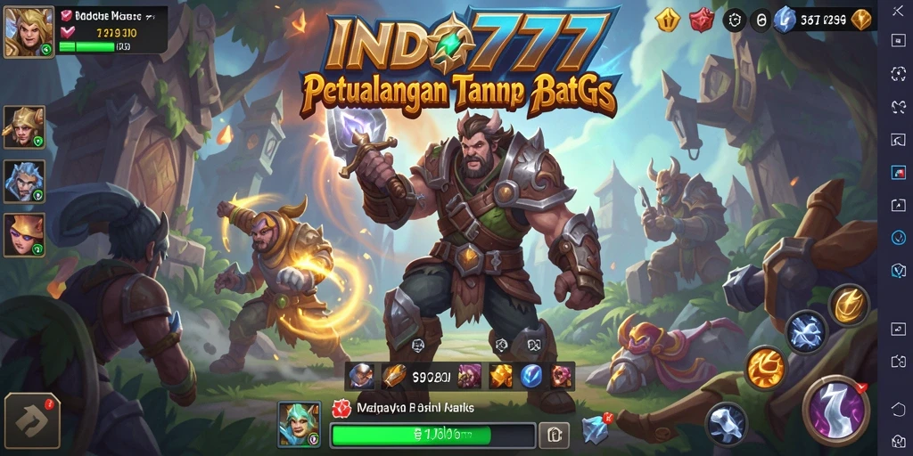 Tampilan permainan ARPG yang intens dan mendebarkan di INDO777.