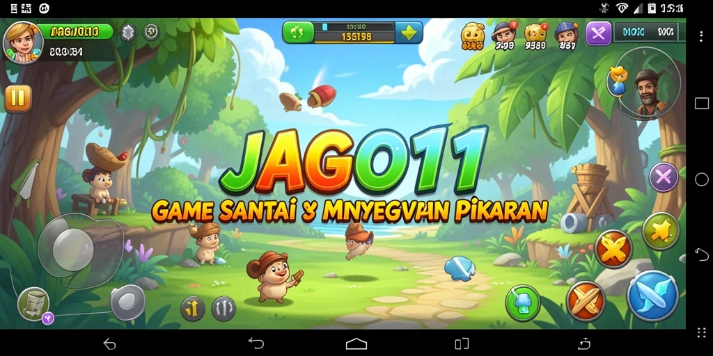 Tampilan gameplay JAGO11 yang menyenangkan dan menarik.