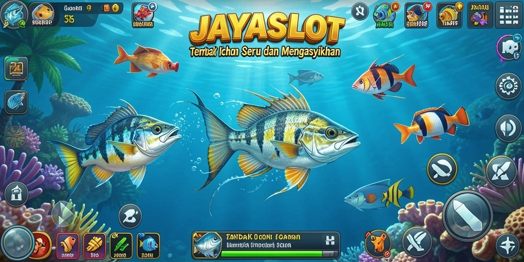 Screenshot JAYASLOT menunjukkan aksi seru dalam gameplay Tembak Ikan.