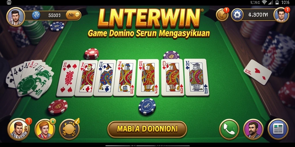Gameplay menegangkan dengan berbagai strategi dalam permainan Domino.