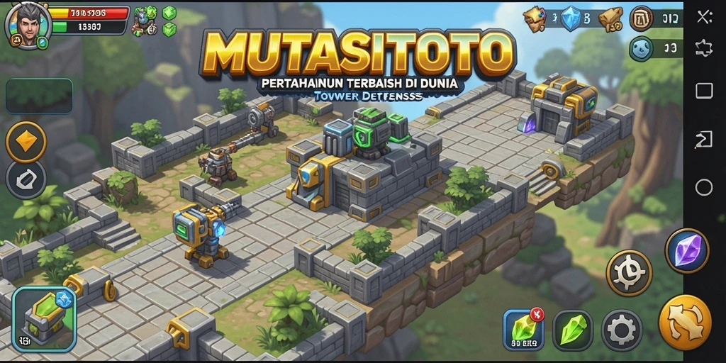 Gameplay menakjubkan dalam MUTASITOTO yang memadukan strategi dan pertahanan.