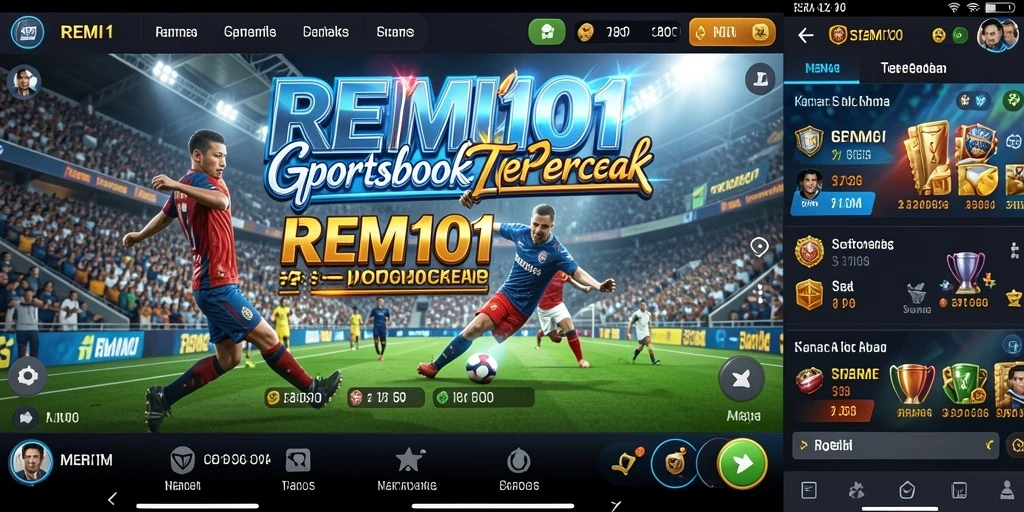 Tampilan gameplay Sportsbook yang menarik di REMI101.