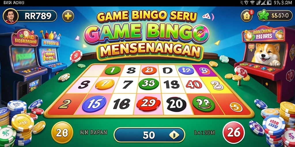 Screenshot gameplay RR789 yang menampilkan keseruan permainan Bingo.