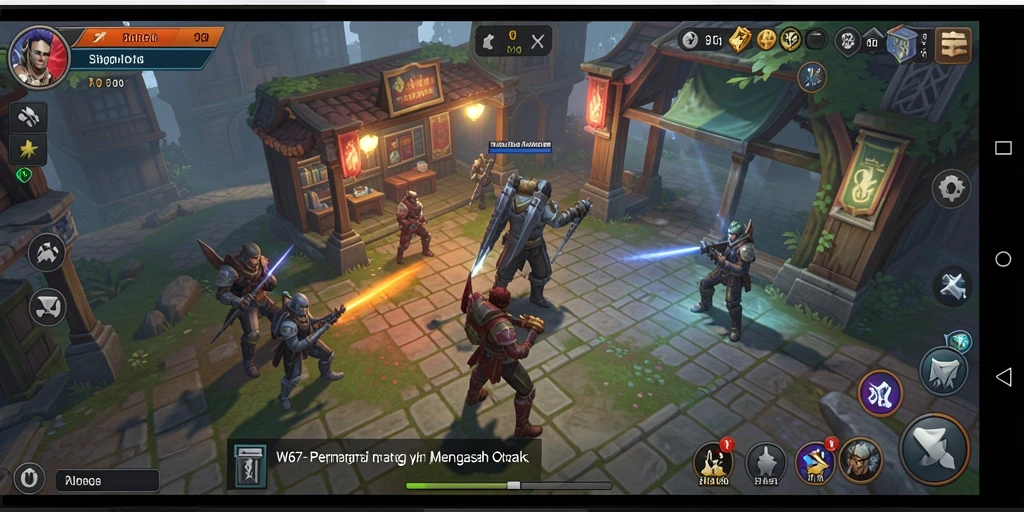 Tampilan gameplay W67 yang mengesankan dengan strategi yang mendebarkan.