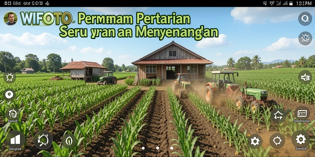 Screenshot gameplay WIFITOTO yang menunjukkan keindahan ladang pertanian